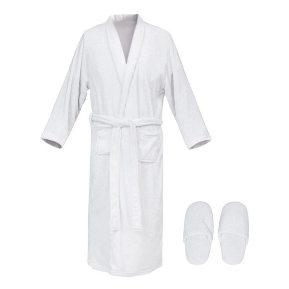 Spa 7 pc Gift Set Women Luxetique Bathrobe,Slippers,Body Wash,Bombs & Lotion NEW - Picture 8 of 9